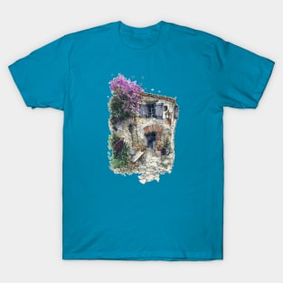 House with flowers T-Shirt